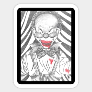 Clown Doll Sticker